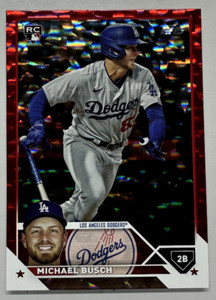 2023 Topps Update Michael Busch #US256 Red Foil /199