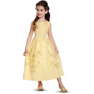 Disney -  Belle -  Beauty & The Beast Ball Gown - Girls' Size Small - Yellow - Picture 1 of 3