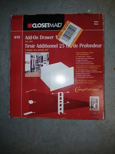 Closetmaid Completions, Add On Drrawer 10" Deep Fits W9 - Picture 1 of 4