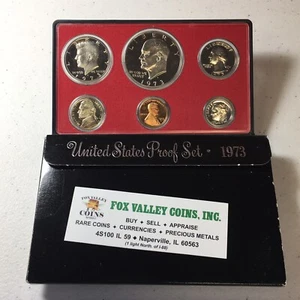 1973-S PROOF SET UNITED STATES MINT IN ORIGINAL U.S GOVERNMENT PACKAGING! - Picture 1 of 3