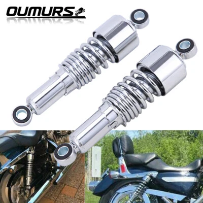 267mm Rear Shock Absorbers For Harley Sportster 883 (XL883) 2004-2008 2005 2006 - Image 1 of 4