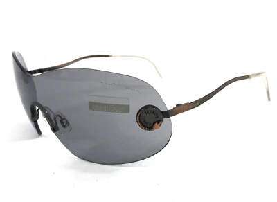 Gafas de sol Roberto Cavalli ECUBA 97S F22 marcos marrones antiguos con lentes grises Foto 1 de 4