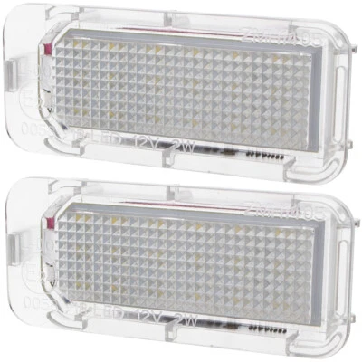 2x COPPIA LUCE TARGA POSTERIORE LED PER FORD C-MAX FIESTA VI MK7 FOCUS II III - Immagine 1 di 3