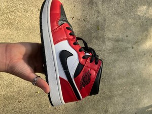 Air Jordan 1 Mid Chicago Black Toe — SneakersJoint