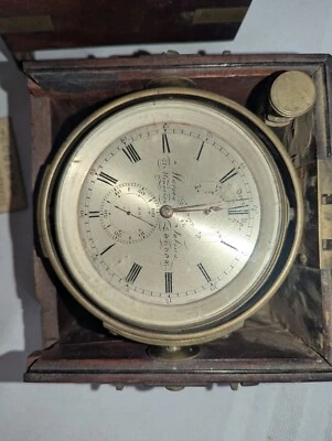Early 1800s Morris Tobias Marine Chronometer 31 Minories London - Image 1 of 4