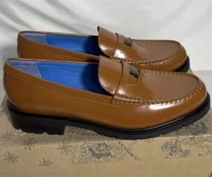 Free People Liv Penny Loafer Bronze Women 40 US 10 Comfort NIB - Picture 1 of 10