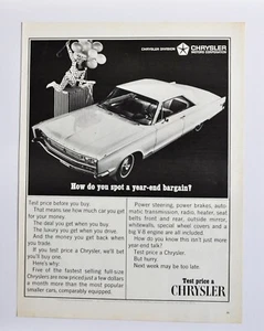 Anuncio de coche grande - Chrysler Newport 1966 (folleto de cartel impreso en anuncios) - Imagen 1 de 1