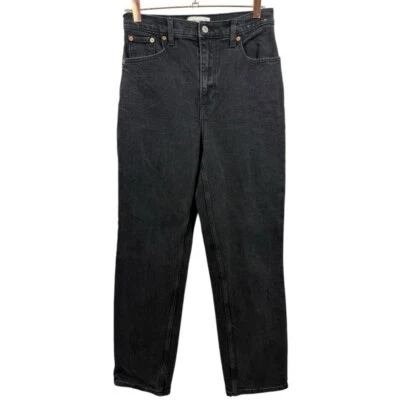 Jeans rectos de tiro ultra alto negros Abercrombie & Fitch años 90 4/27 Foto 1 de 4