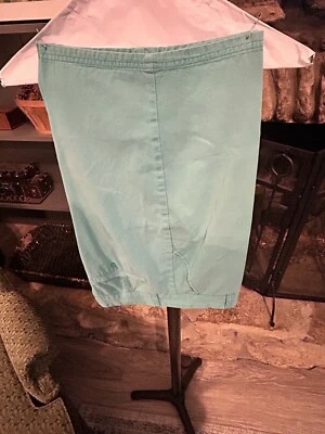 Pantalones Cortos True Rock Para Hombre Calce Clásico Talla 34 Verde 100% Algodón Foto 1 de 3