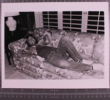 Bob Daisley Ozzy Osbourne Band Photo 10" x 8" Original Stamped Press 1985 #2