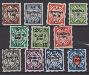 (WH23217) GERMAN REICH - 1939, MI 716/27 -/-724, MNH, CV € 95, SEE SCANS - Picture 1 of 2