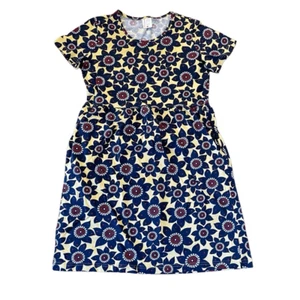 Hanna Andersson organic cotton short sleeve floral dress Small - Picture 1 of 8