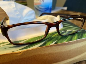 Brille braun, Damen, eckig, leichte Stärke, siehe Fotos, inklusive Etui! - Bild 1 von 3