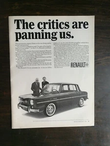Vintage 1966 Renault 8 Full Page Original Ad - Picture 1 of 1