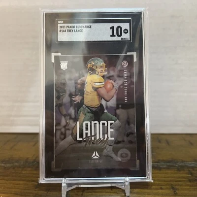 Trey Lance 2021 Panini Luminance RC Rookie SGC 10 Gem Mint - Image 1 of 2