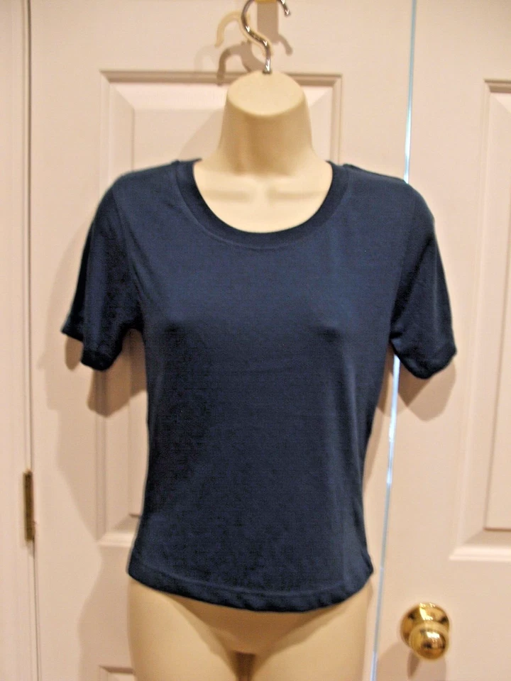 Nuevo en paquete newport news suave verde azulado oscuro top talla pequeña Foto 1 de 1