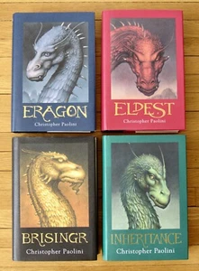 Complete Set 1-4 INHERITANCE CYCLE Christopher Paolini HBDJ EXC L3 - Imagen 1 de 3