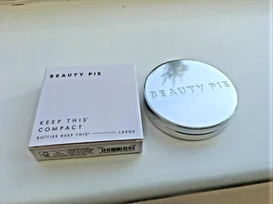Beauty Pie 'Keep This' Compacto Recargable, Color Plata, No Incluye Maquillaje - Imagen 1 de 9