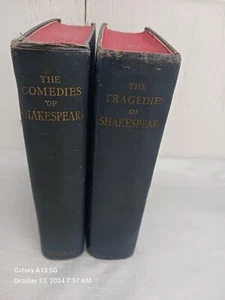 Shakespeare 2 Book Comedies Of  Tragedies Of  lot of 2 - Bild 1 von 16