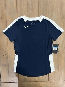 Nike Short Sleeve Volleyball Jersey Training Shirt Girl's M Navy Blue CQ8710 - Picture 1 of 2