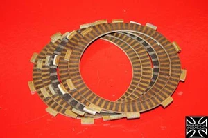 01 KAWASAKI ELIMINATOR 125 CLUTCH FRICTION PLATES - Picture 1 of 8