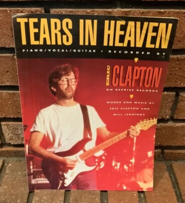 Eric Clapton: Tears In Heaven Sheet Music (1991, Hal Leonard) Piano, Guitar - Image 1 of 3