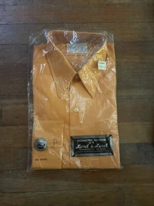Vintage Permanent Press Salmon Button Down Dress Shirt - Picture 1 of 2