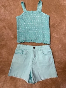 Girls Two Piece Short Set From Oshkosh, Size 10 - Picture 1 of 2