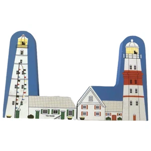 JUEGO (2) Cat’s Meow Gibb’s St David’s Lighthouse Bermuda ‘97 Edición Limitada TRVL 148 - Imagen 1 de 9