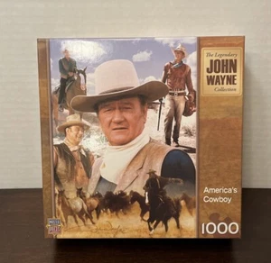 The Legendary John Wayne Collection Puzzle 1000 Piece America’s Cowboy New - Picture 1 of 7