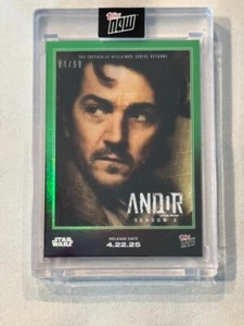 2025 Topps Now Star Wars Andor Season 2 #AS2 GREEN Parallel 84/99 - Picture 1 of 2