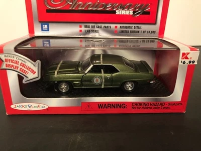 1/43 Road Champs зеленый 1969 Pontiac Trans-Am кабриолет Anniv на карте - Изображение 1 из 4