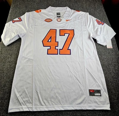 Clemson Tigers Blanco Hombre 3XL XXXL Sammy Marrón #47 Cosido Nueva Camiseta de Fútbol Foto 1 de 4