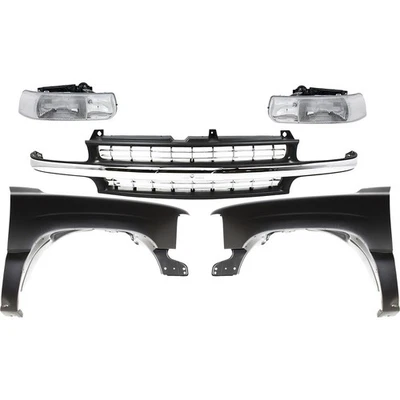 Fender Kit For 99-2002 Chevrolet Silverado 1500 Front Left and Right Primed - Image 1 of 4
