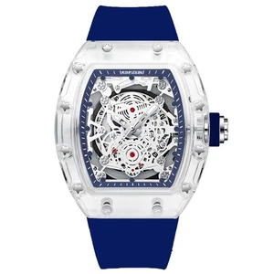 Reloj Hombre Impermeable Color Transparente Opcional 52g Peso Popular - Imagen 1 de 15