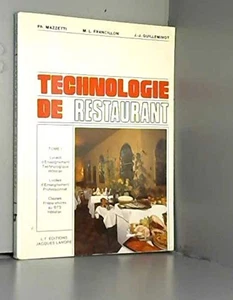 Technologie de restaurant Tome 1 | Bon état - Picture 1 of 1