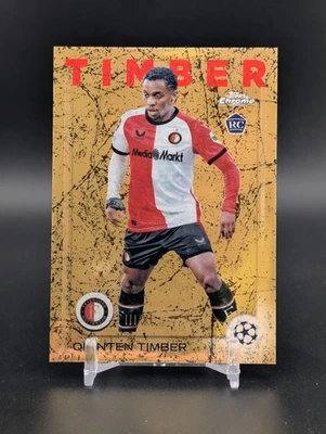 Quinten Timber 2024-25 Topps Chrome #43 Roman Numerals XI #/11 Rookie RC - Image 1 of 3