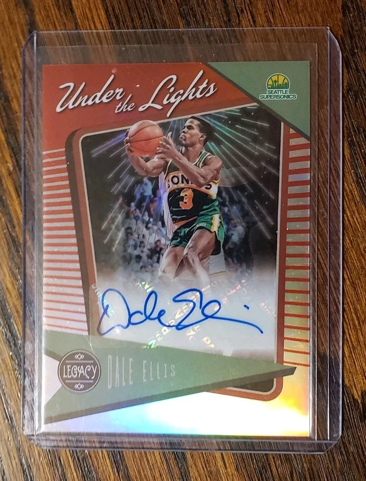DALE ELLIS AUTO 2022-23 CHRONICLES LEGACY UNDER THE LIGHTS SONICS AUTOGRAPH  - Image 1 of 2