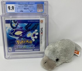 CGC Graded Pokemon Alpha Sapphire NEW Nintendo 3DS (1022731001, 9.9 A++)