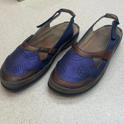 Birkenstock NAOT Midtown Mujer 39 EE. UU. 8,5 Mary Jane Plano Violeta Granate Zapatos Foto 1 de 4