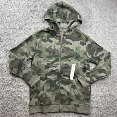 Sudadera con Capucha Cat & Jack Juvenil XL 14 Camuflada Cremallera Completa Niños Manga Larga Foto 1 de 4