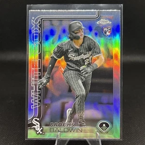 2025 Topps Chrome Refractor Brooks Baldwin RC Chicago White Sox - Picture 1 of 2