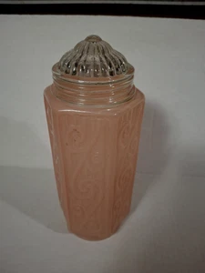 Art Deco Boudoir Bedroom Skyscraper MCM Lamp Shade / Globe Pink - Picture 1 of 5