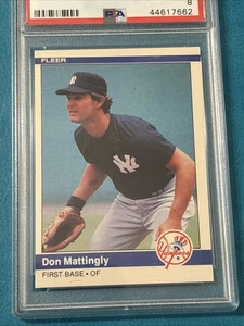 1984 Fleer Don Mattingly #131 PSA 8 NM-MT Rookie RC 🔥 - Bild 1 von 3