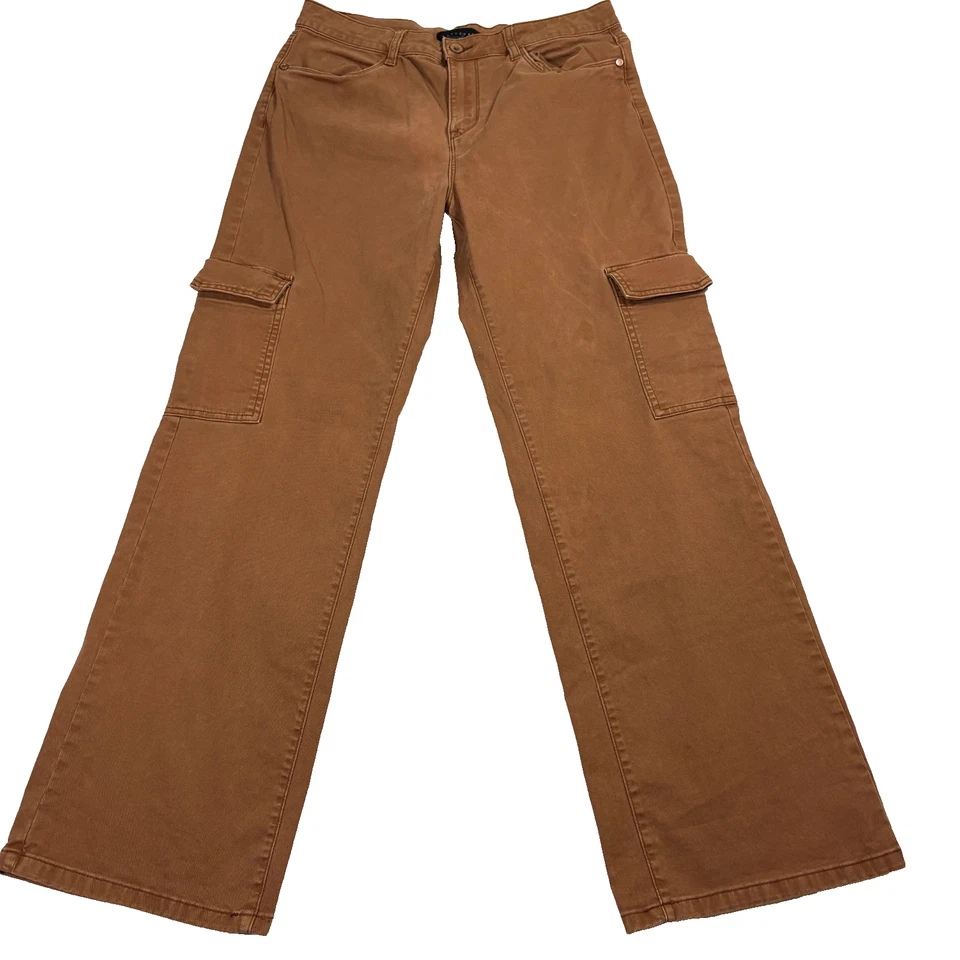 Sanctuary 女式工装裤 29 码棕色实用直筒 Y2K 街头服饰 — 第 1/4 张图片