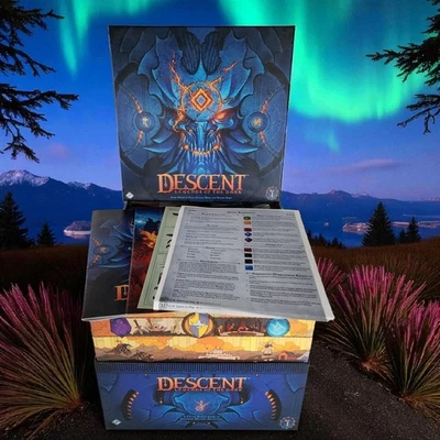 Juego de Mesa Descent Legends of The Dark 2021 Completo CIB Estrategia Cooperativa Foto 1 de 4
