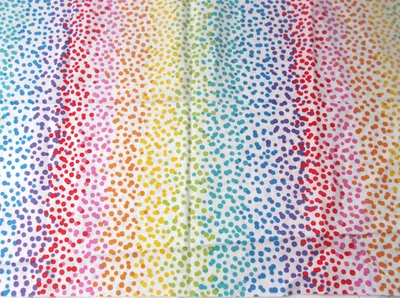 Edredón de lunares coloridos 44” x 20” Brother Sister de 1/2 yarda Foto 1 de 4