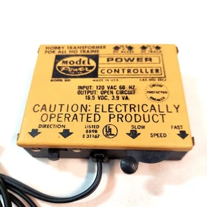 Model Power Train Transformer Controller Model 100 USA 16.5 VDC, 3.9 VA *Tested - Picture 1 of 3