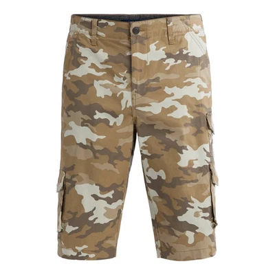 Men's Cargo Shorts Size 38 Desert Camo George Messenger 8-Pockets Below Knee - Image 1 of 4