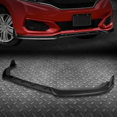 [3PCS]FOR 18-20 HONDA FIT MATTE BLACK FRONT BUMPER SPLITTER SPOILER LIP BODY KIT - Image 1 of 4